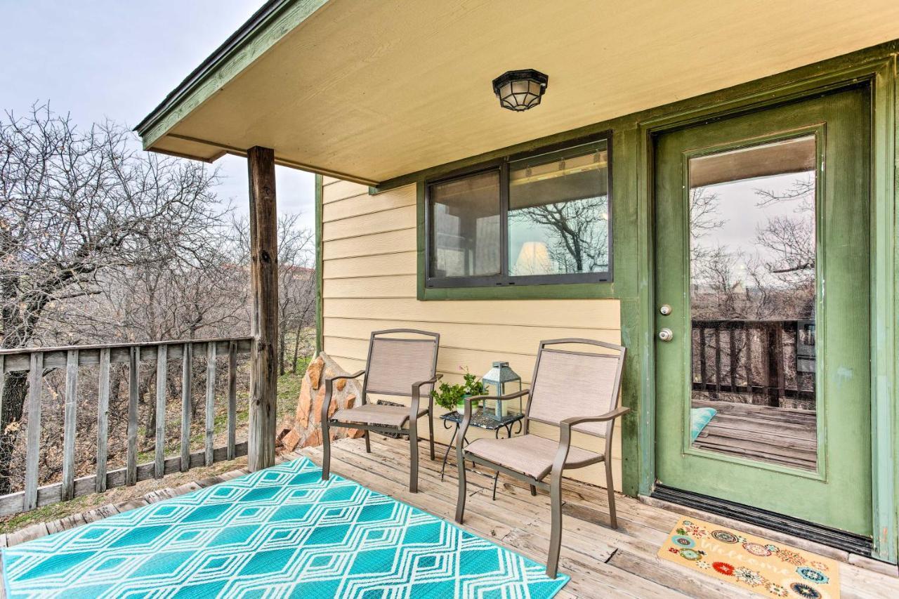 Medicine Park Cabin Rental With Mountain View Dış mekan fotoğraf