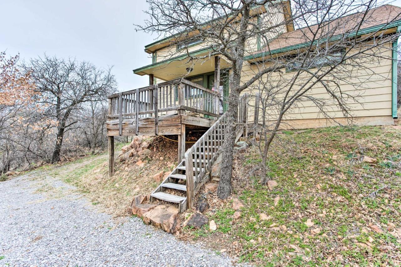Medicine Park Cabin Rental With Mountain View Dış mekan fotoğraf